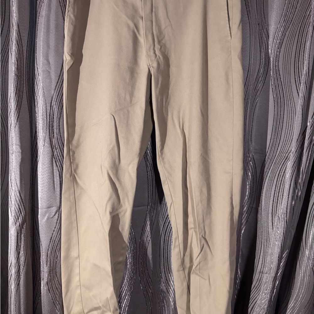 Dickies Tan Chinos with Straight Leg Design and Relaxed Fit